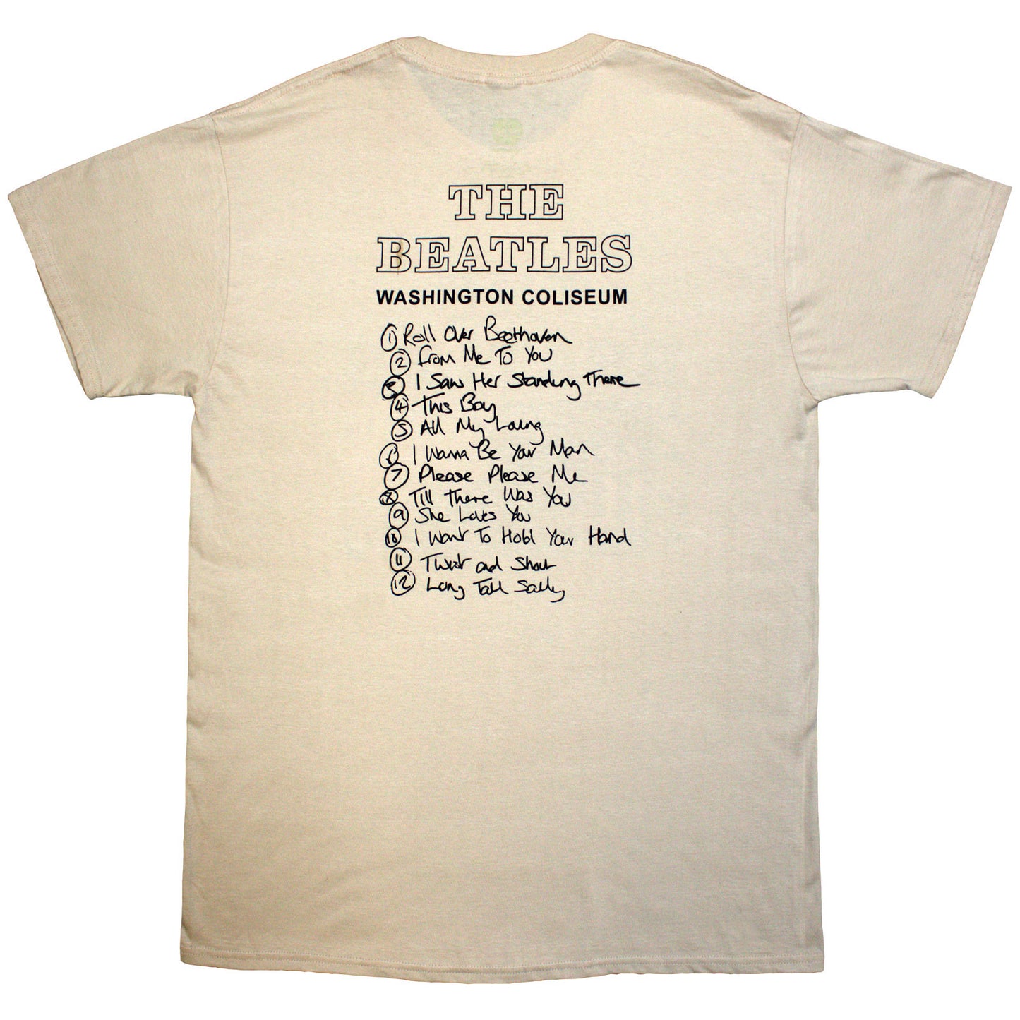 Een foto van een The Beatles T-Shirt