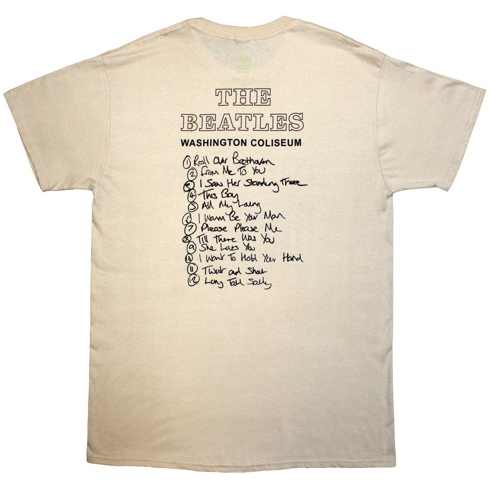 Een foto van een The Beatles T-Shirt