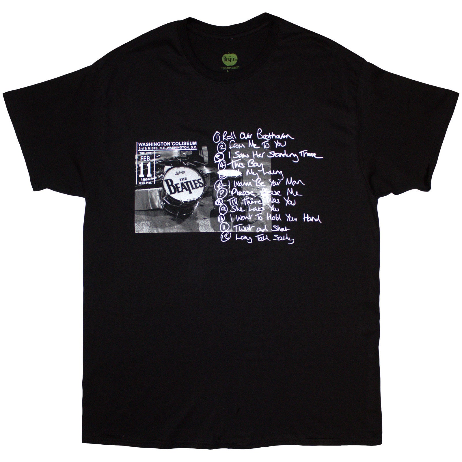 Een foto van een The Beatles T-Shirt