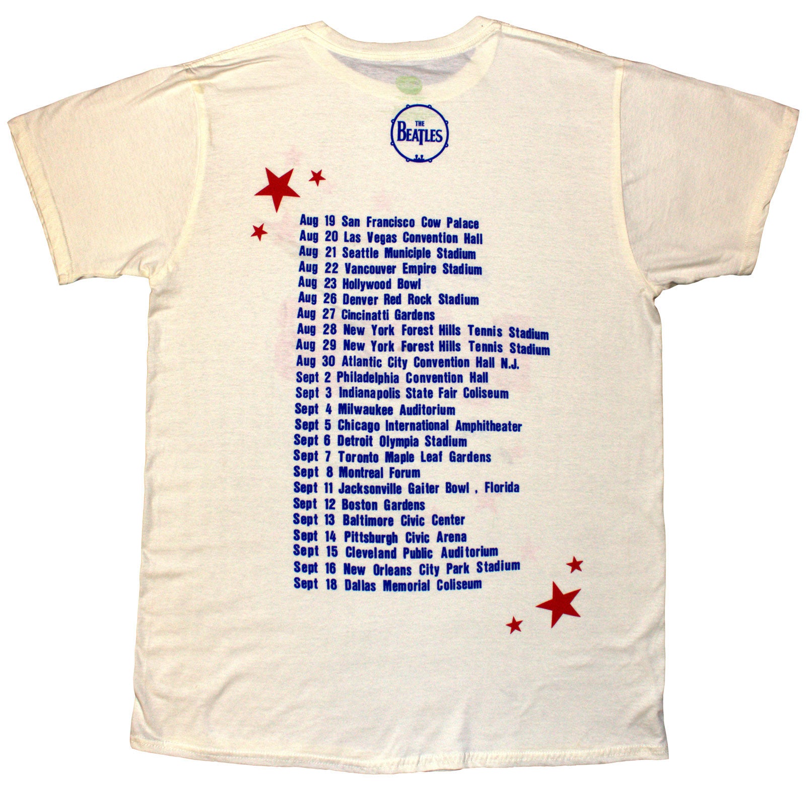 Een foto van een The Beatles T-Shirt