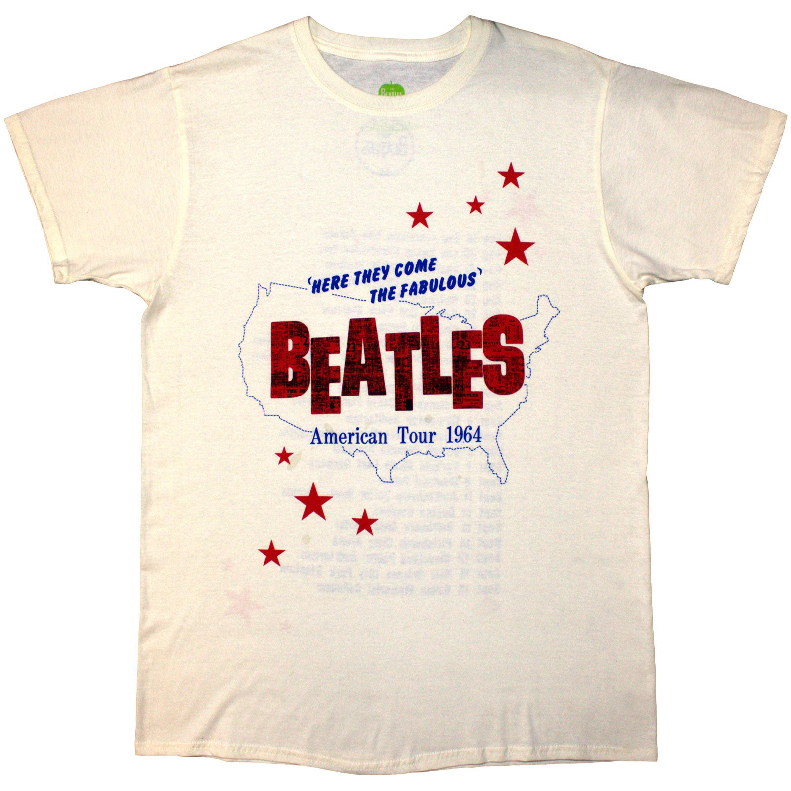 Een foto van een The Beatles T-Shirt