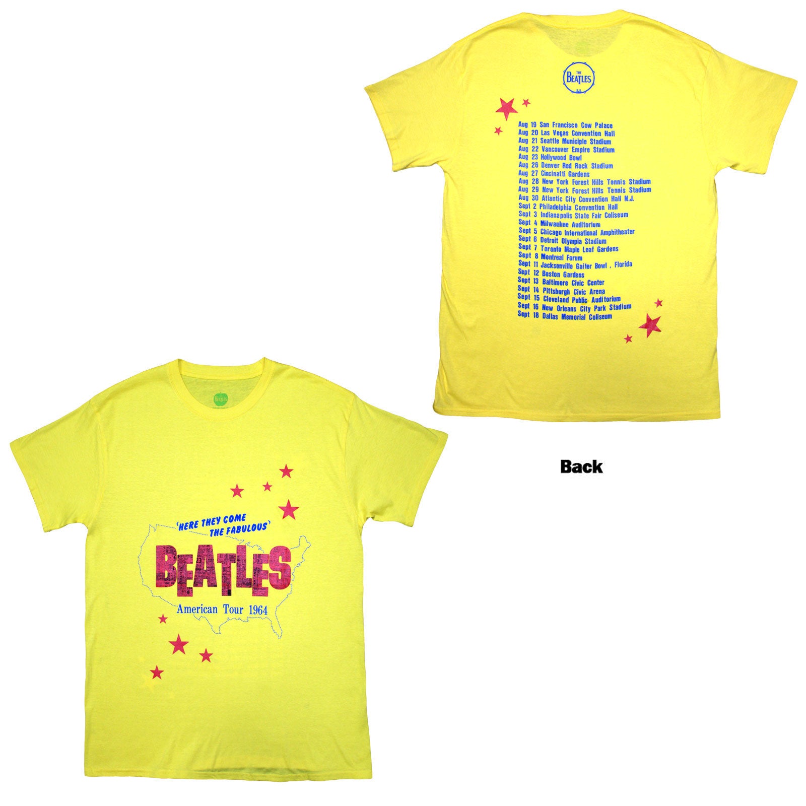 Een foto van een The Beatles T-Shirt