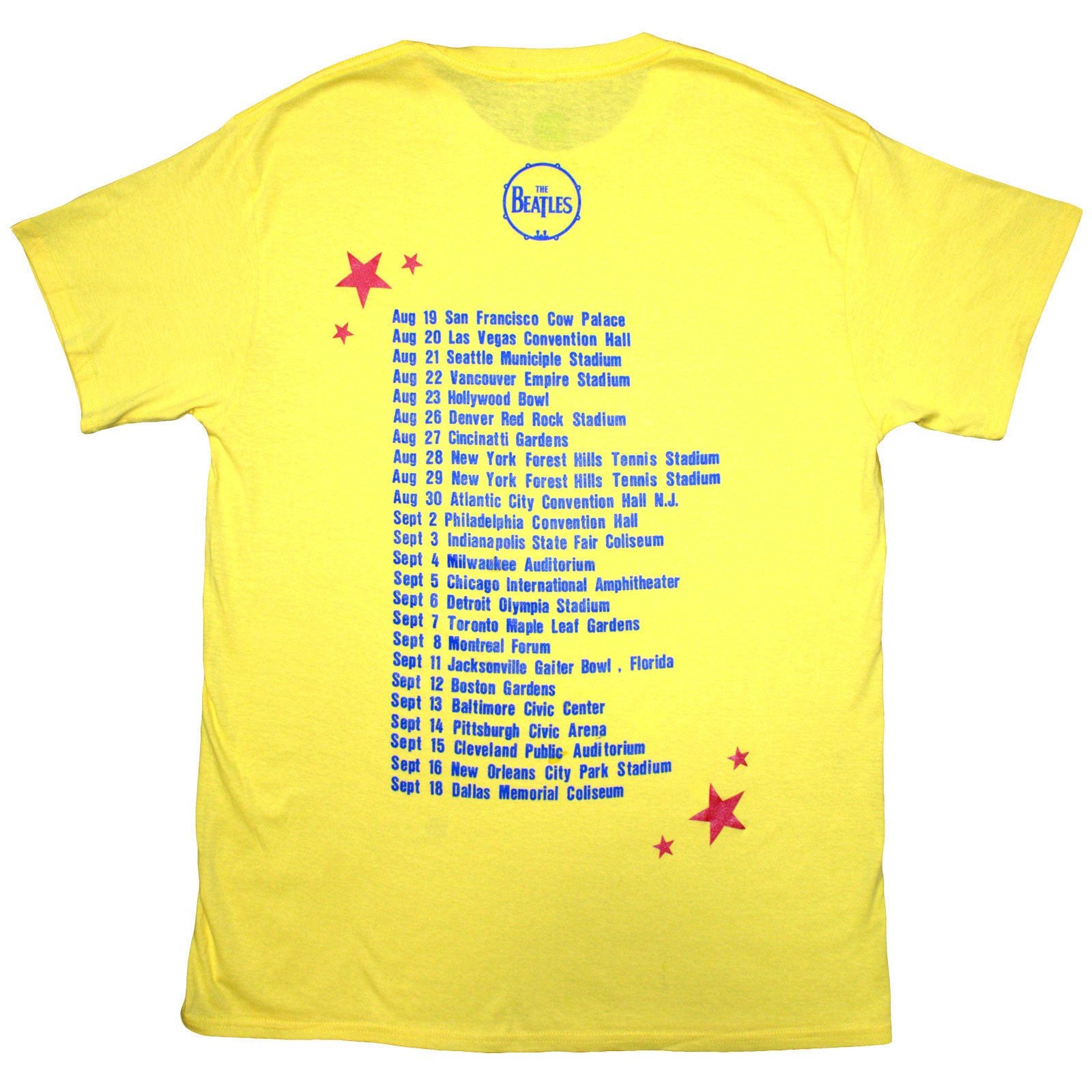 Een foto van een The Beatles T-Shirt