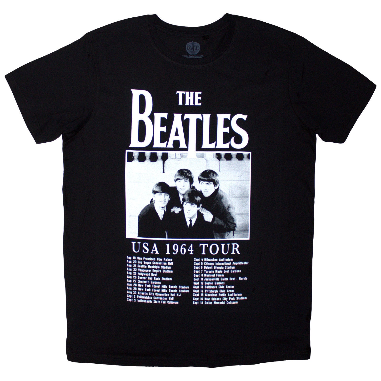Een foto van een The Beatles T-Shirt
