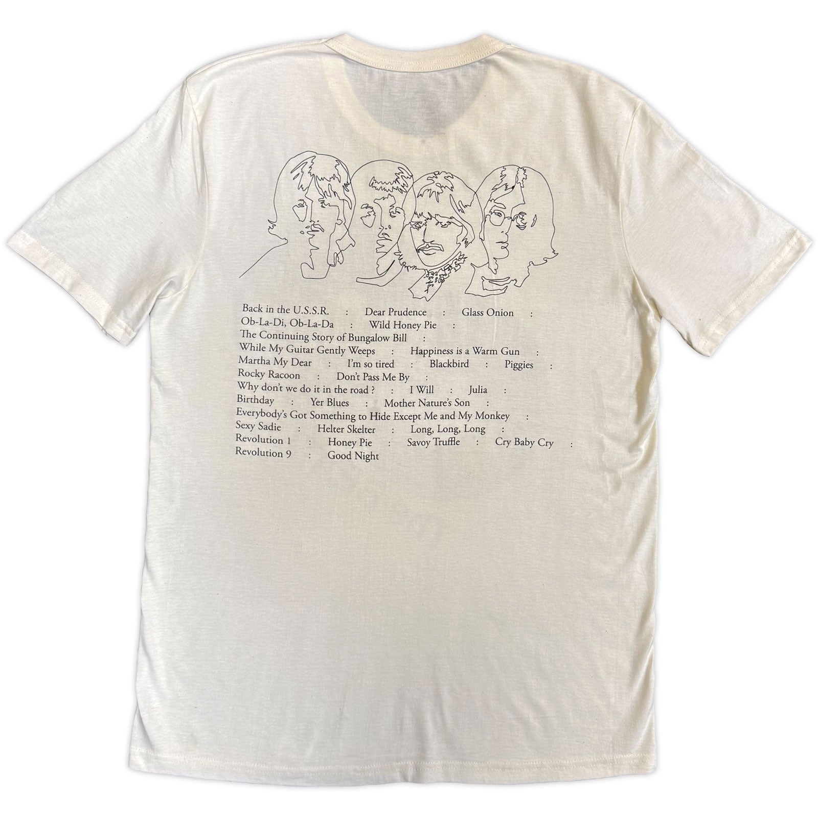 Een foto van een The Beatles T-Shirt