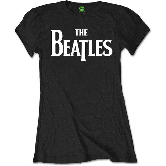 The Beatles Ladies T-Shirt: Drop T Logo (Retail Pack) T-Shirt