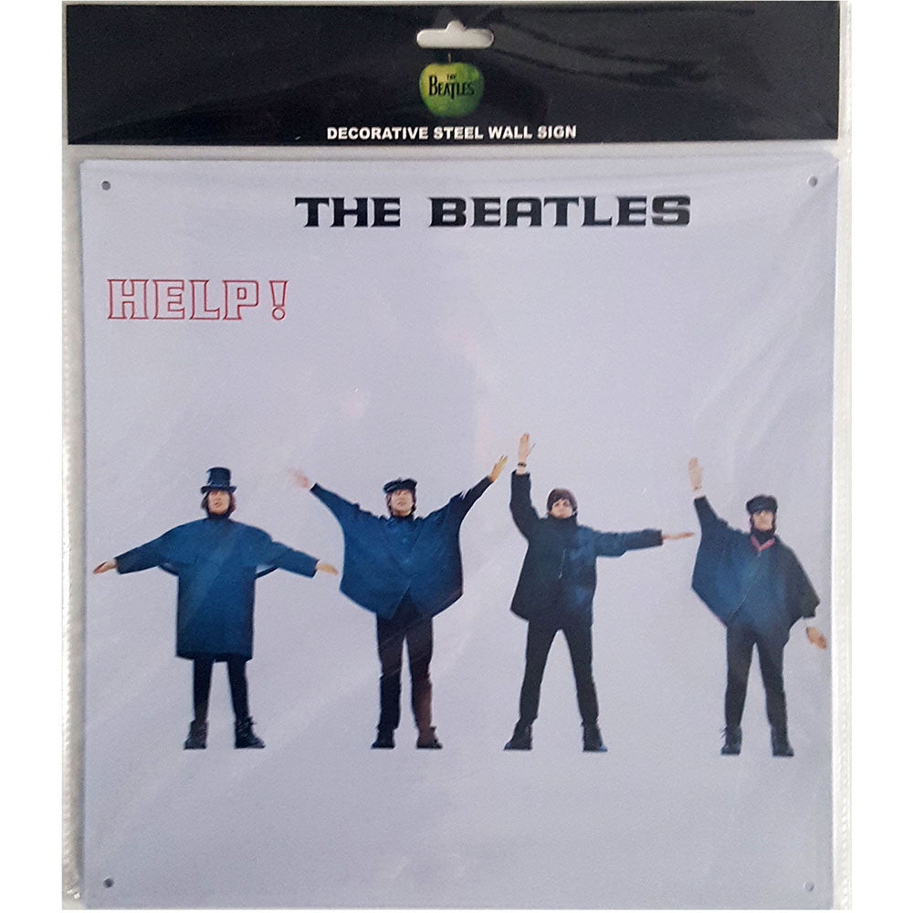 Een foto van een The Beatles Stalen Muur Bord