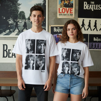 Een foto van een The Beatles T-Shirt