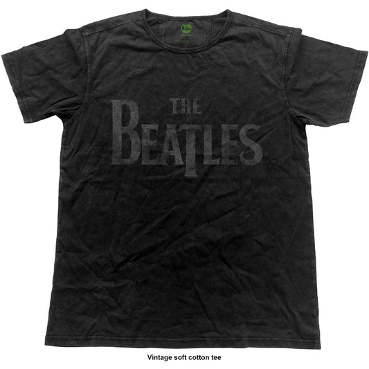 The Beatles Unisex Vintage T-Shirt: Logo Vintage T-Shirt