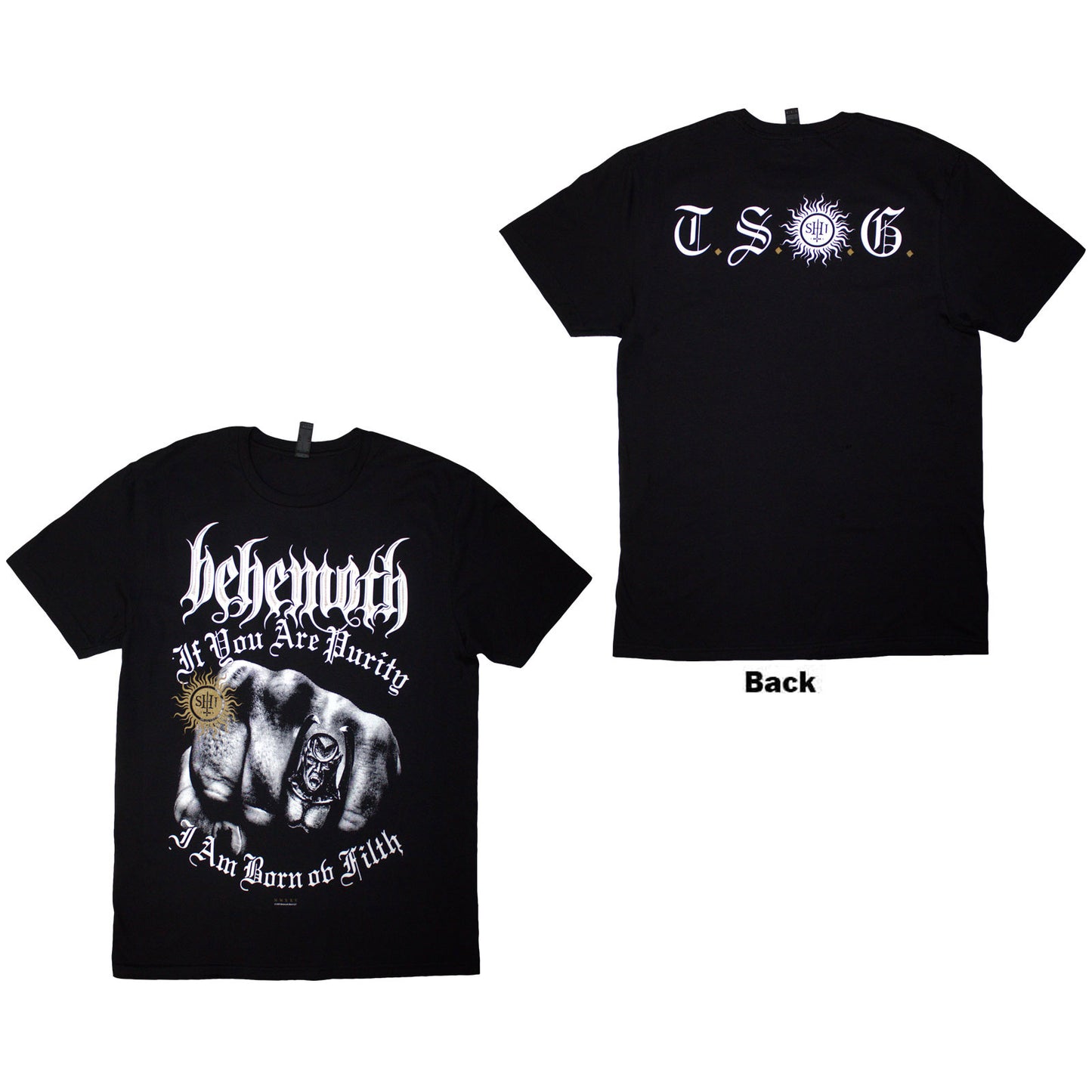 Een foto van een Behemoth T-Shirt