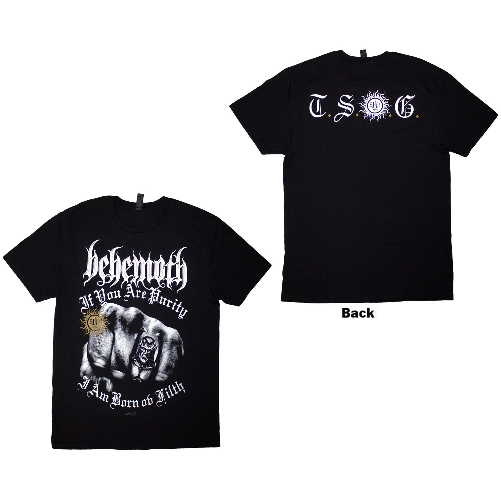 Een foto van een Behemoth T-Shirt