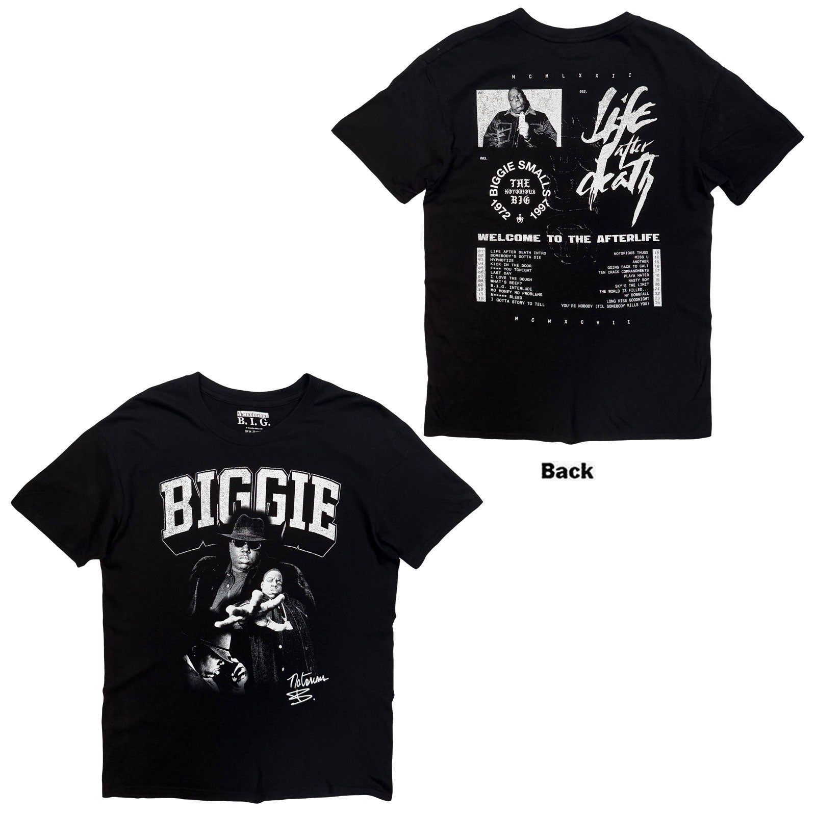 Een foto van een Biggie Smalls T-Shirt