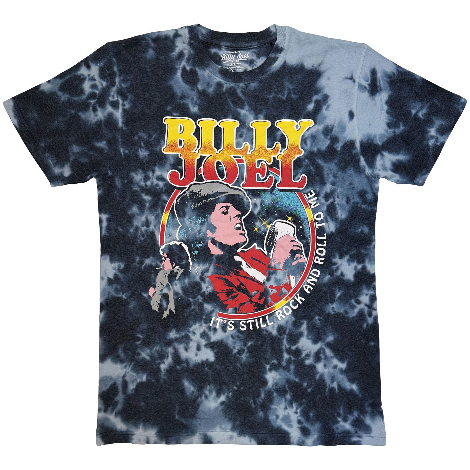 Een foto van een Billy Joel T-Shirt