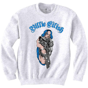 Een foto van een Billie Eilish Sweatshirt