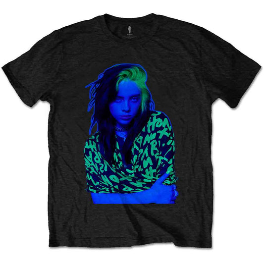 Een foto van een Billie Eilish T-Shirt