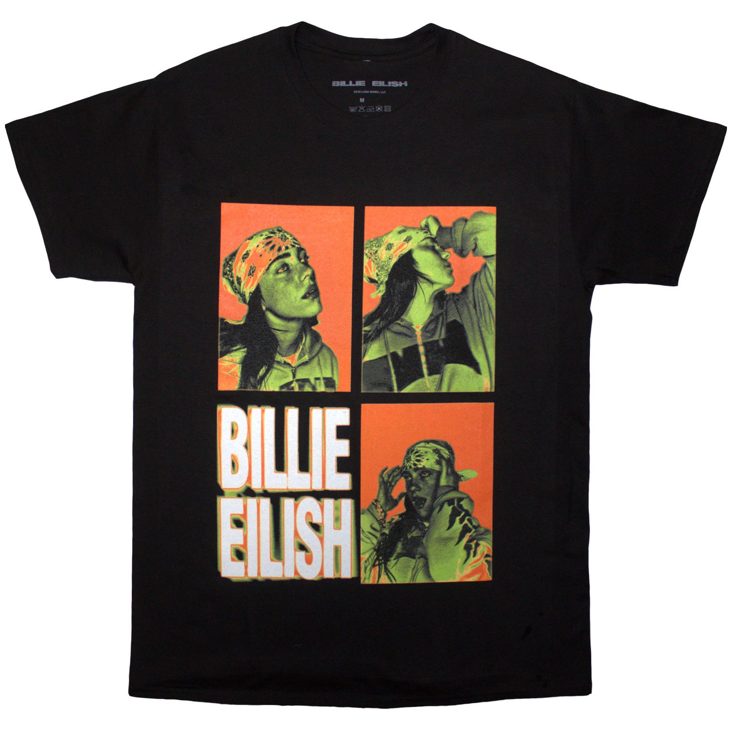 Een foto van een Billie Eilish T-Shirt