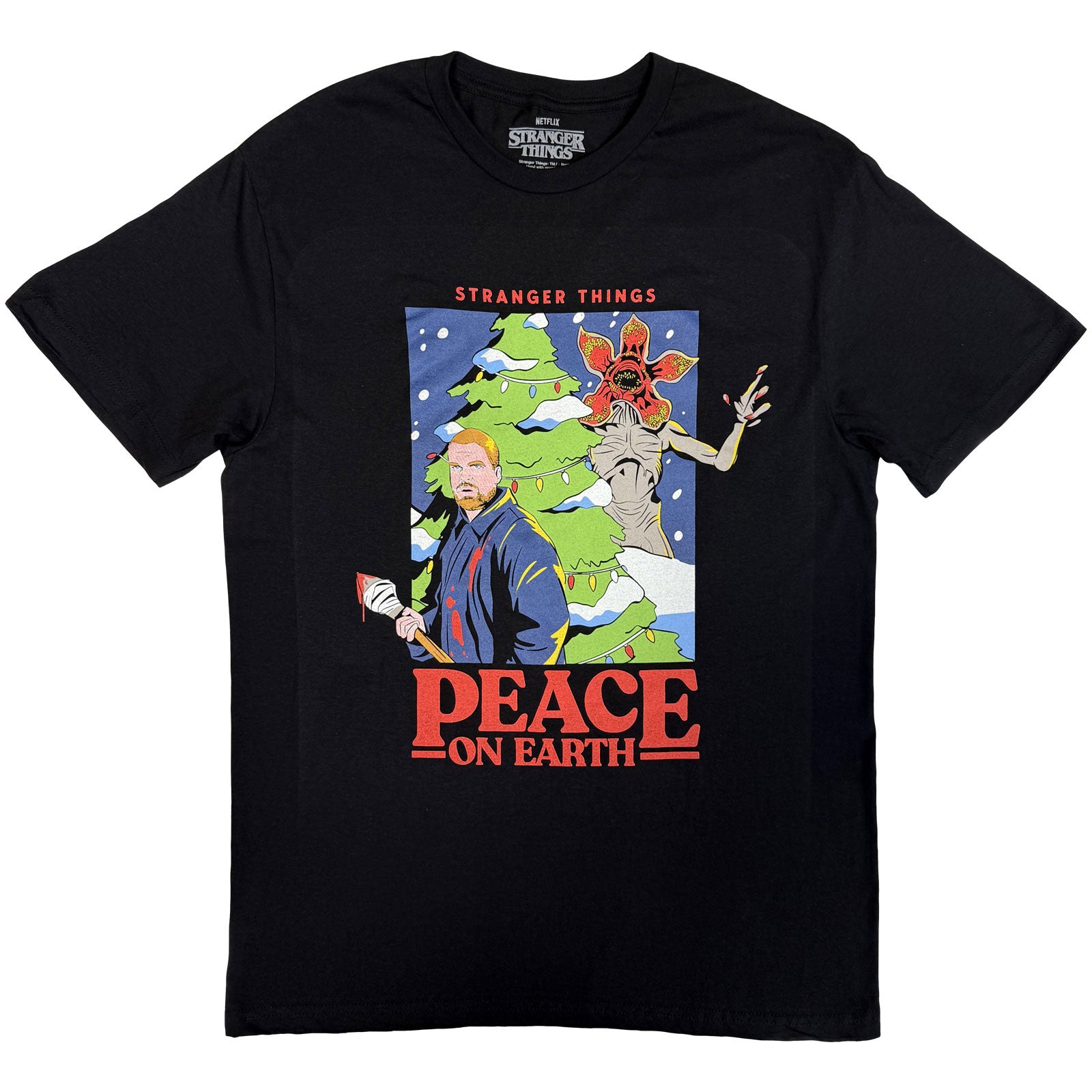 Een foto van een Stranger Things T-Shirt