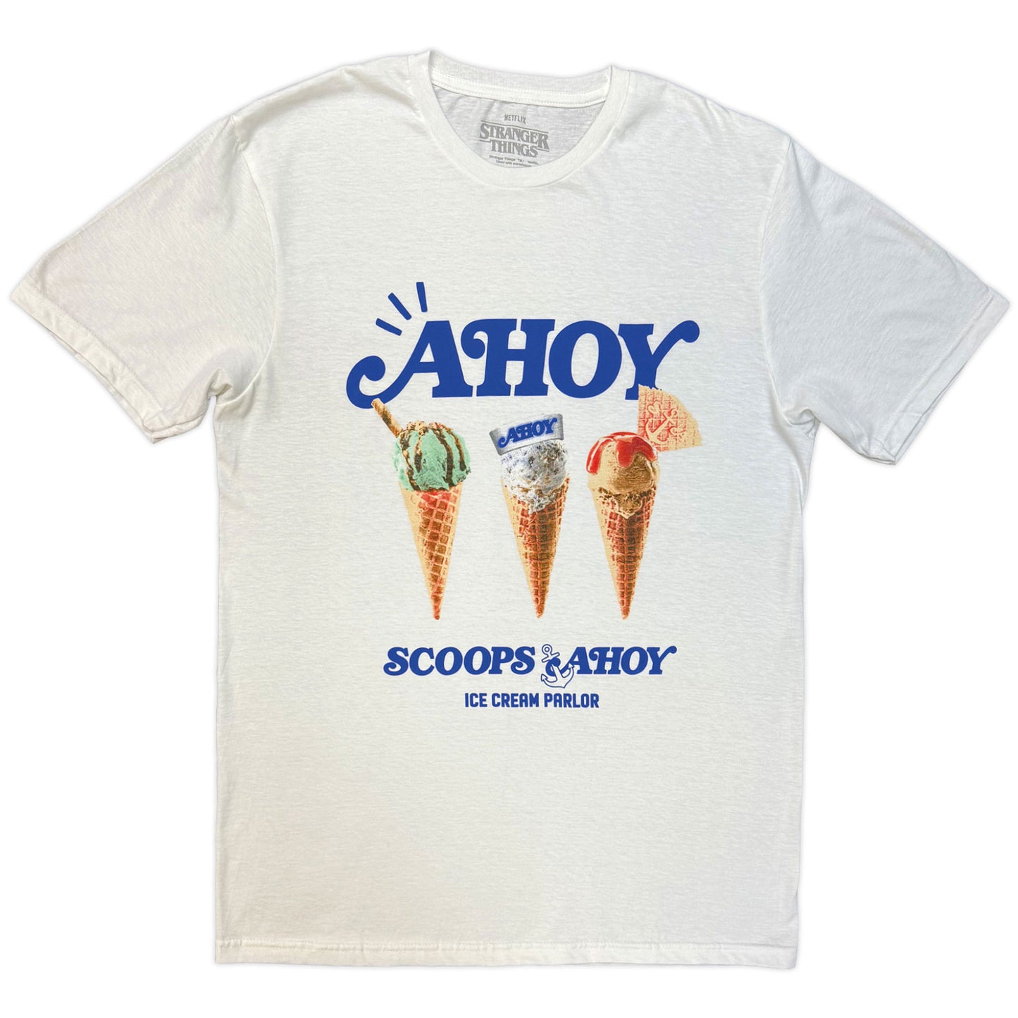 Een foto van een Stranger Things T-Shirt