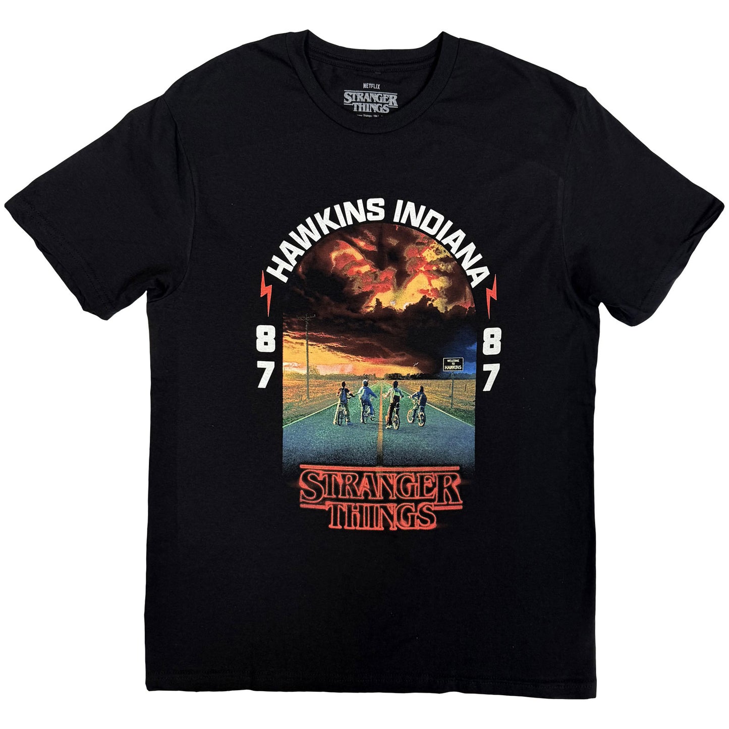 Een foto van een Stranger Things T-Shirt