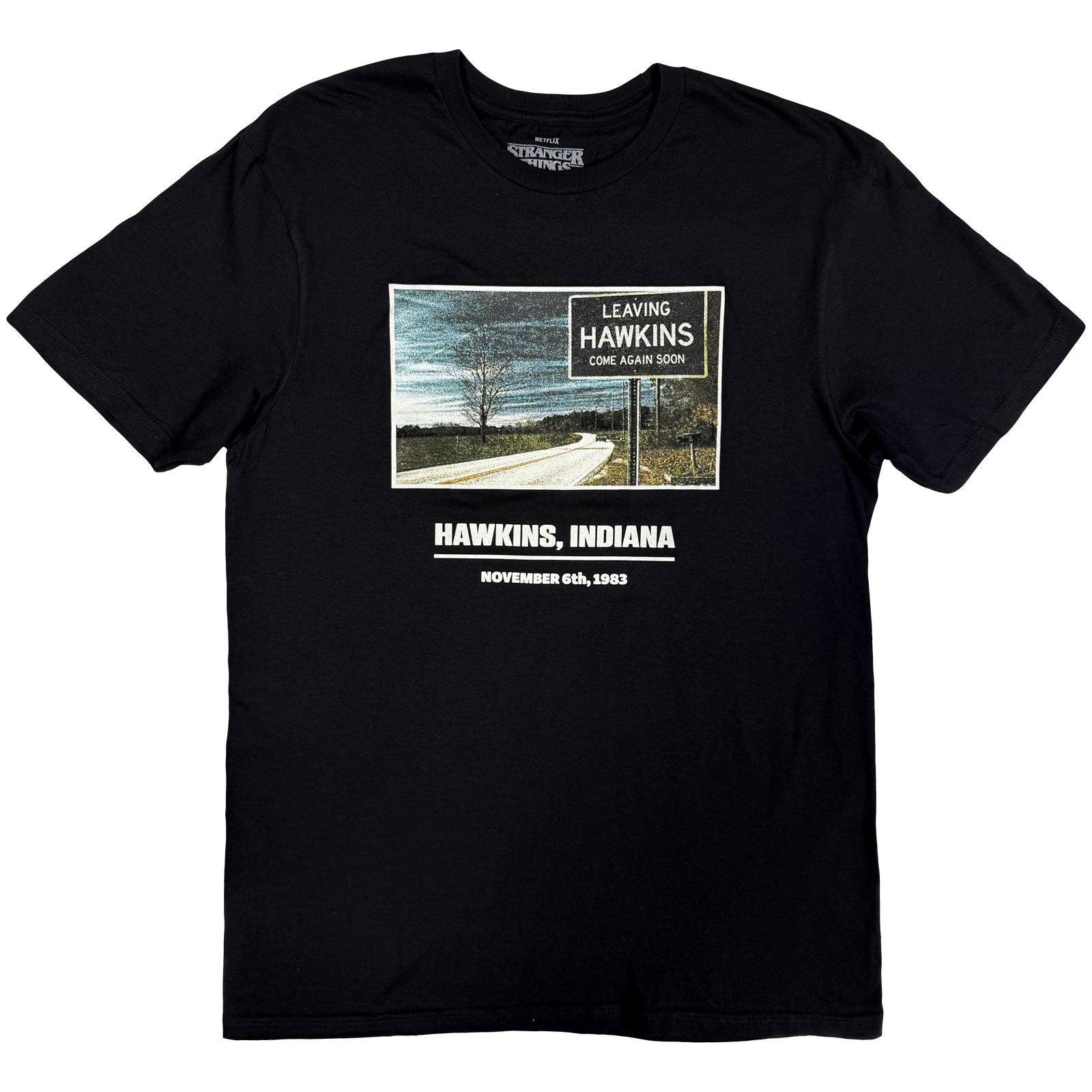 Een foto van een Stranger Things T-Shirt