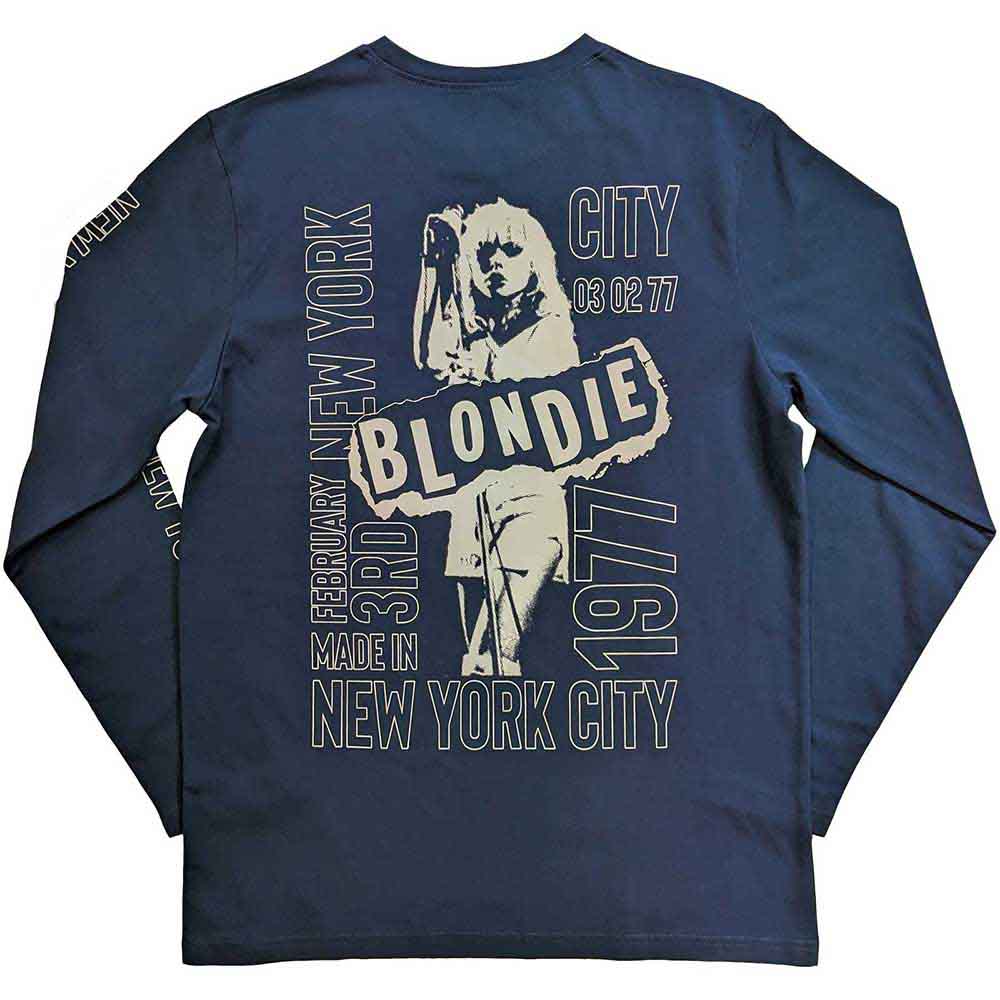 Een foto van een Blondie Long Sleeve T-Shirt