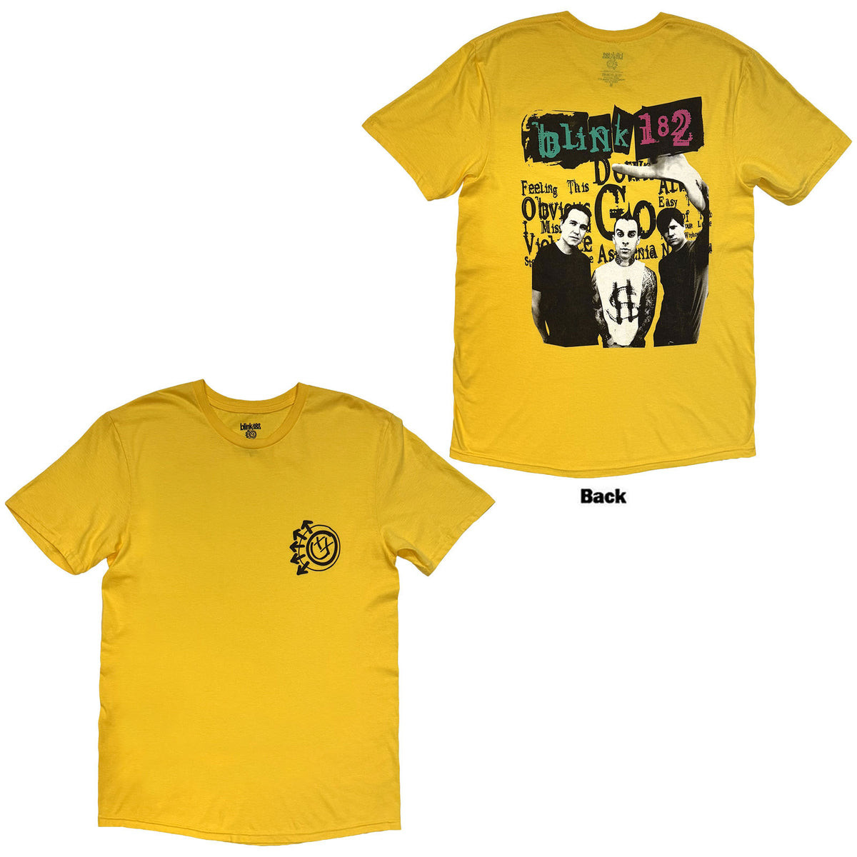 Een foto van een Blink-182 T-Shirt