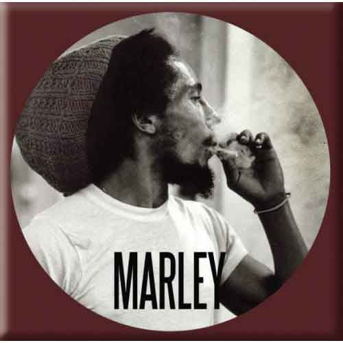 Een foto van een Bob Marley Koelkastmagneet