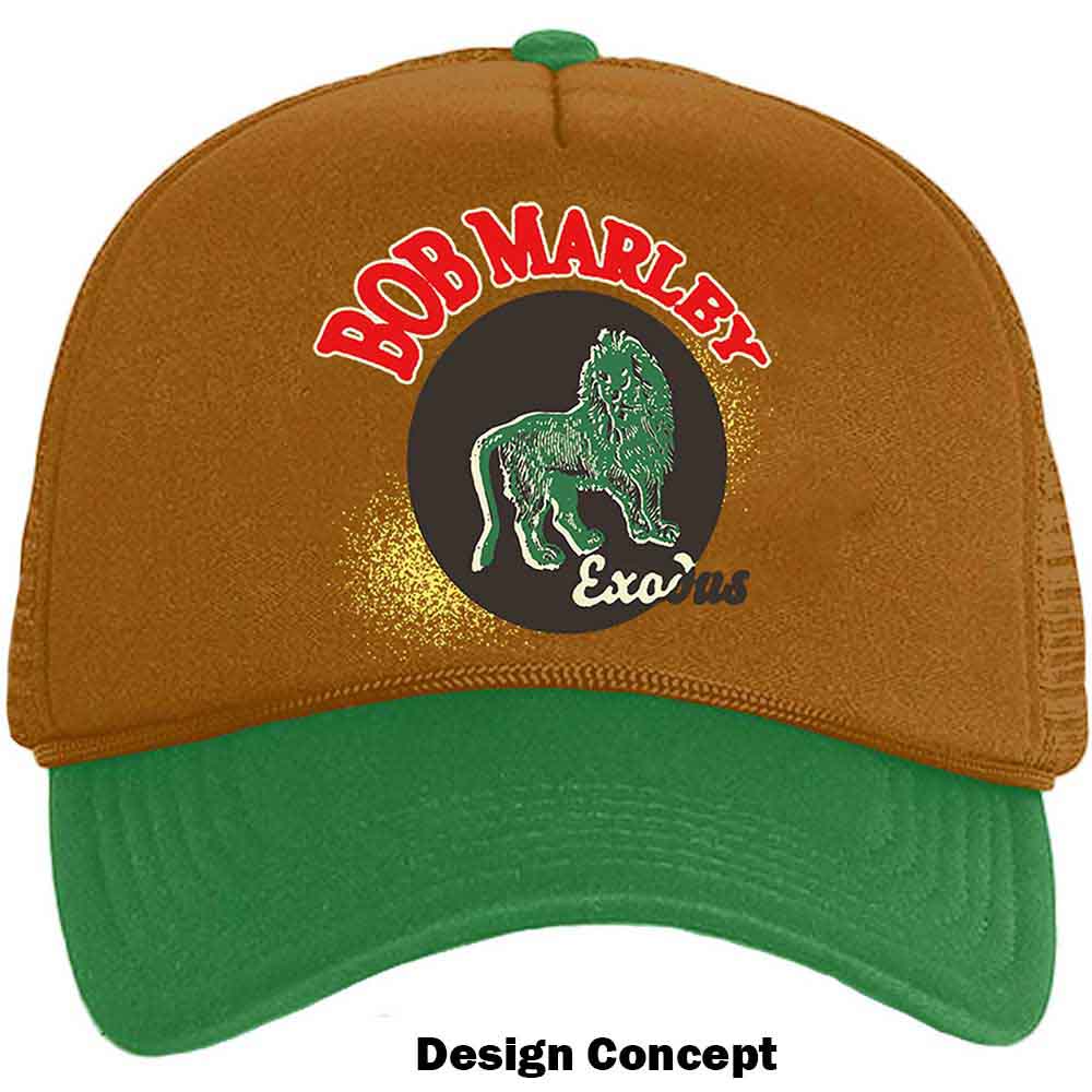 Een foto van een Bob Marley Mesh Achter Cap