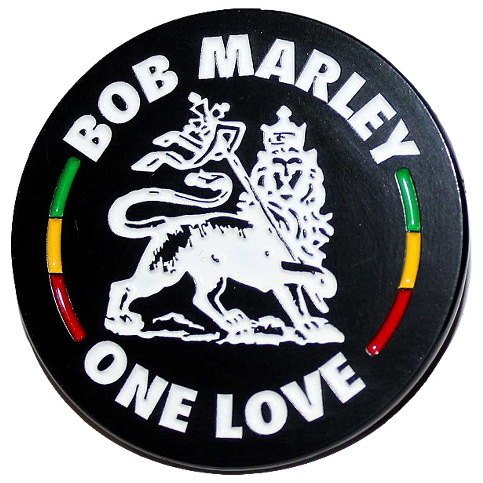 Een foto van een Bob Marley Speld Badge