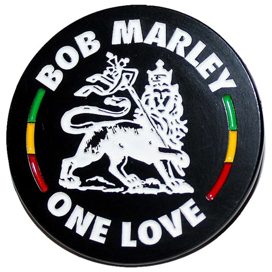 Een foto van een Bob Marley Speld Badge