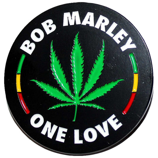 Een foto van een Bob Marley Speld Badge