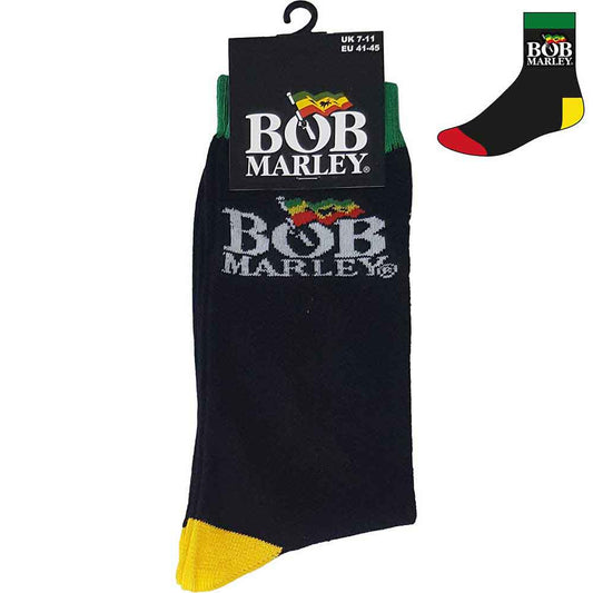 Een foto van een Bob Marley Sokken