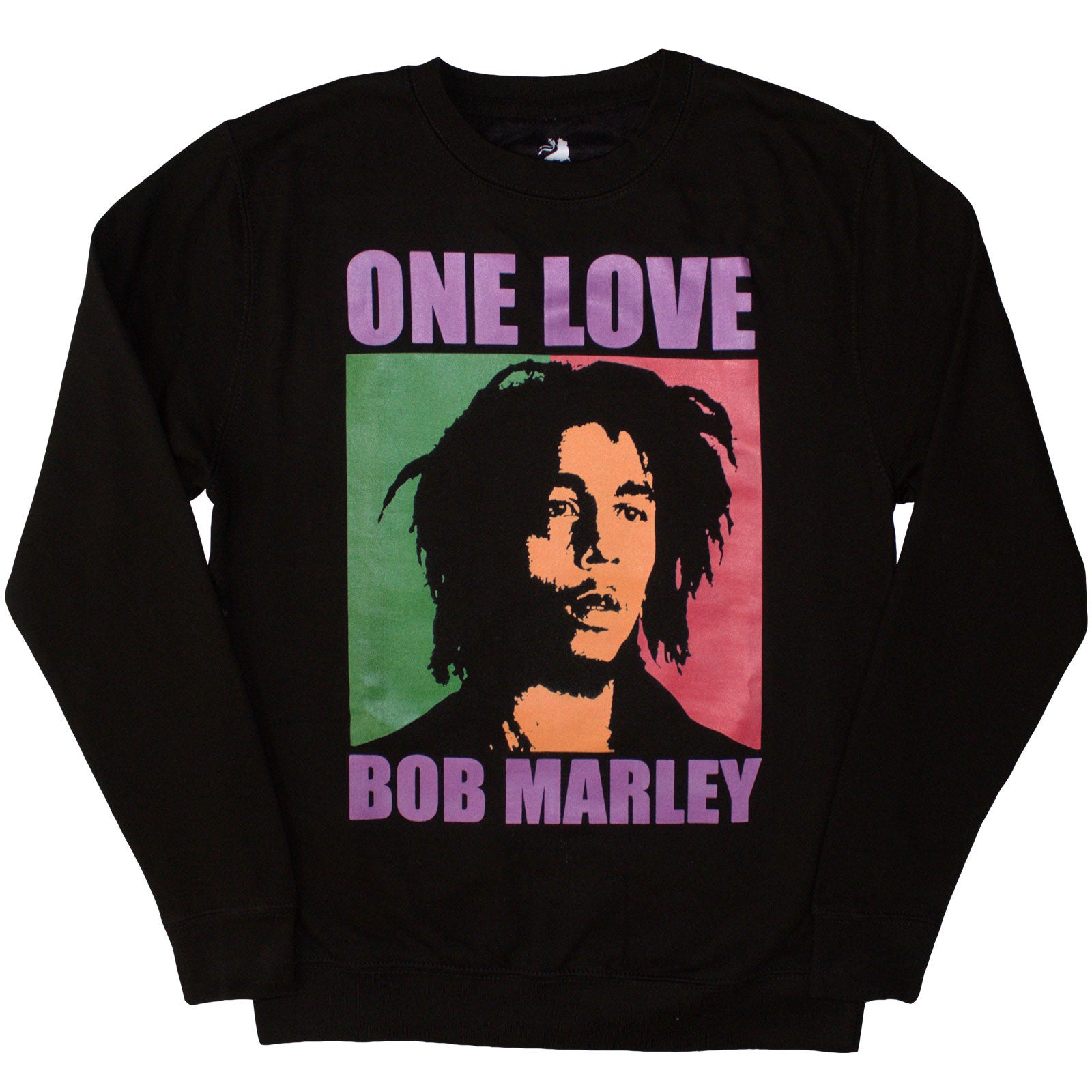 Een foto van een Bob Marley Sweatshirt
