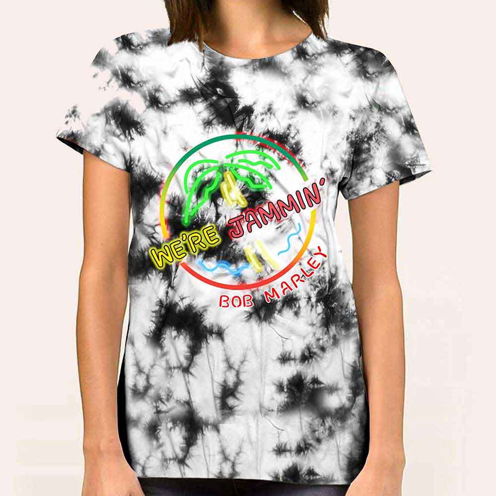 Een foto van een Bob Marley T-Shirt