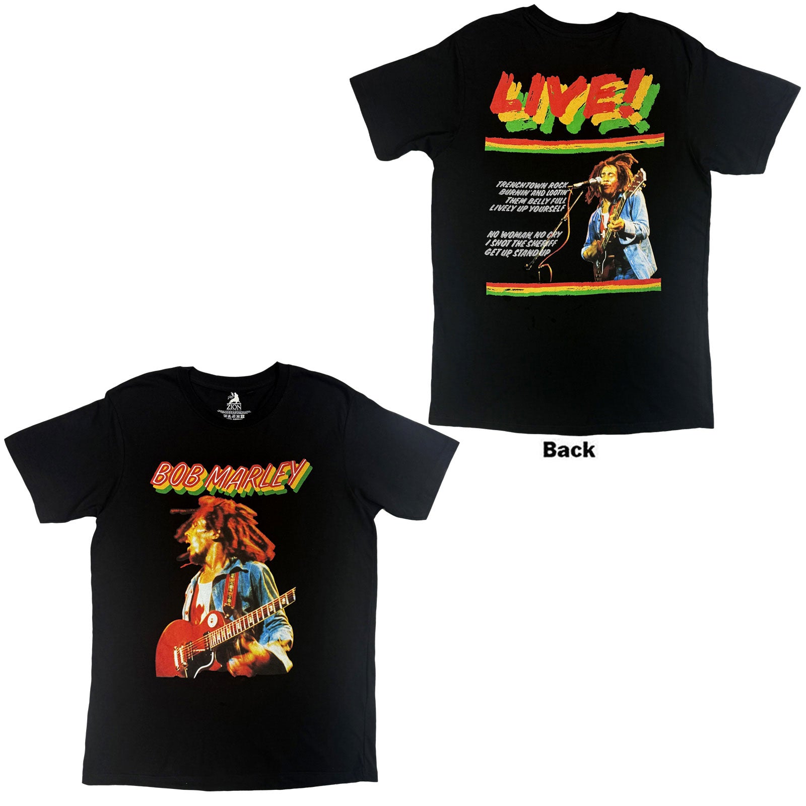 Een foto van een Bob Marley T-Shirt