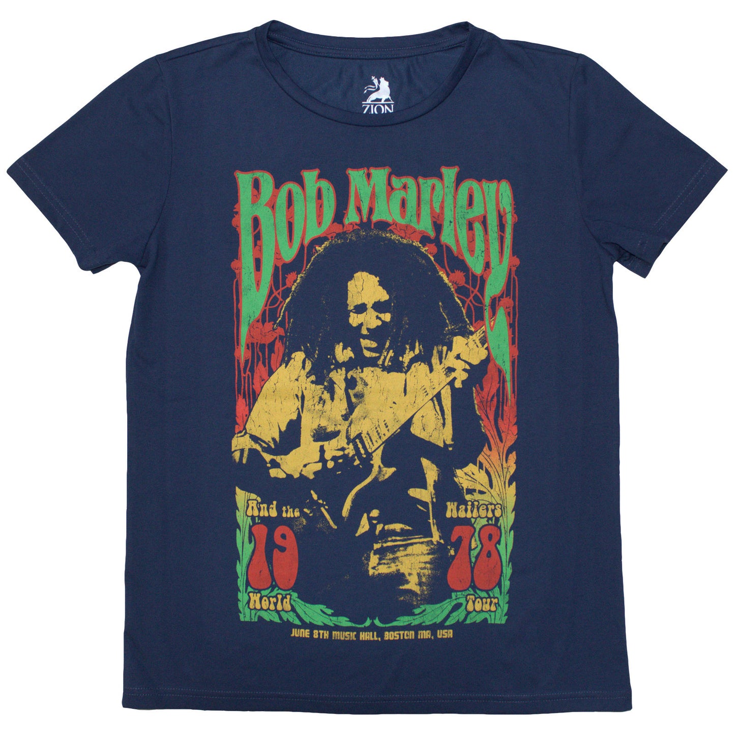 Een foto van een Bob Marley T-Shirt