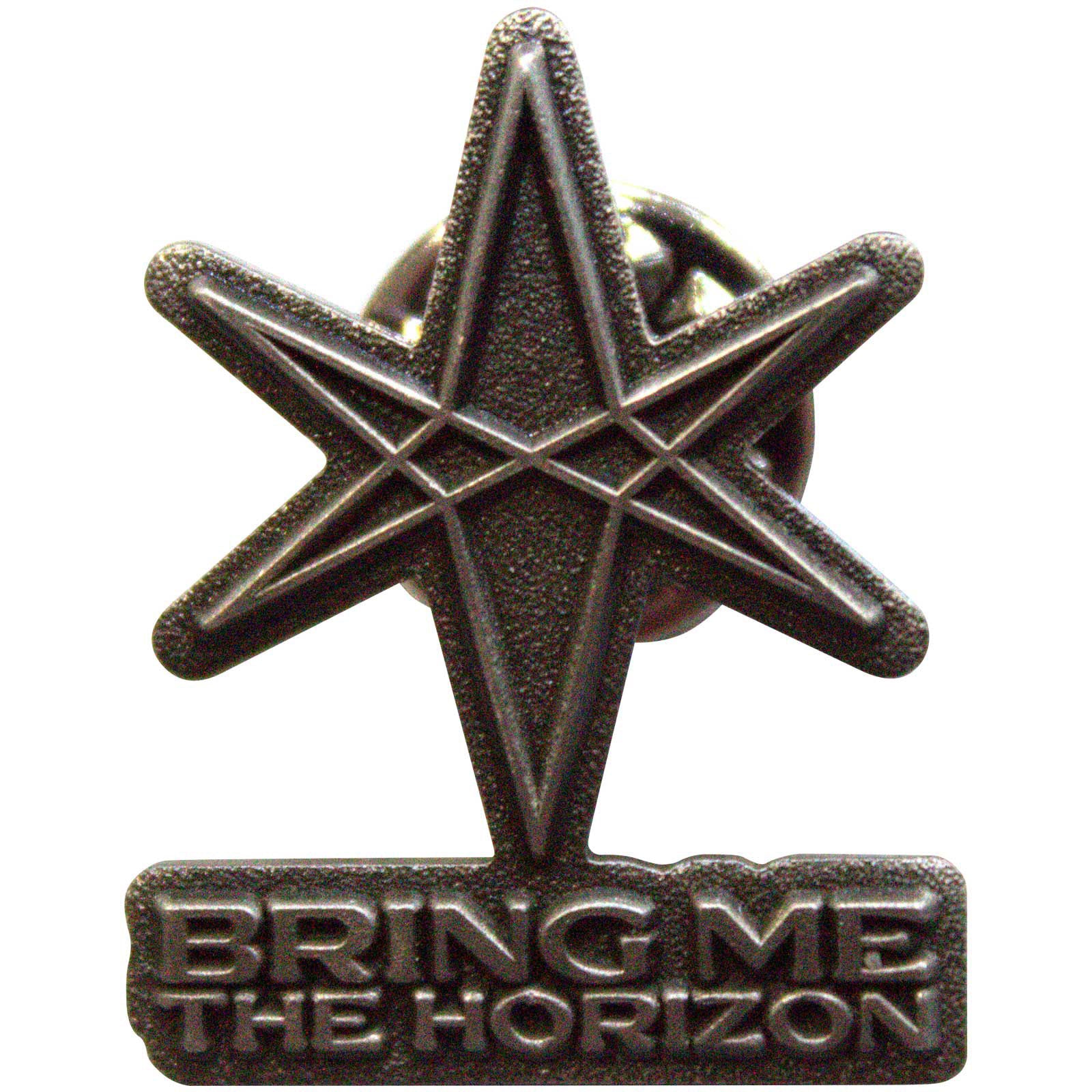 Een foto van een Bring Me The Horizon Speld Badge