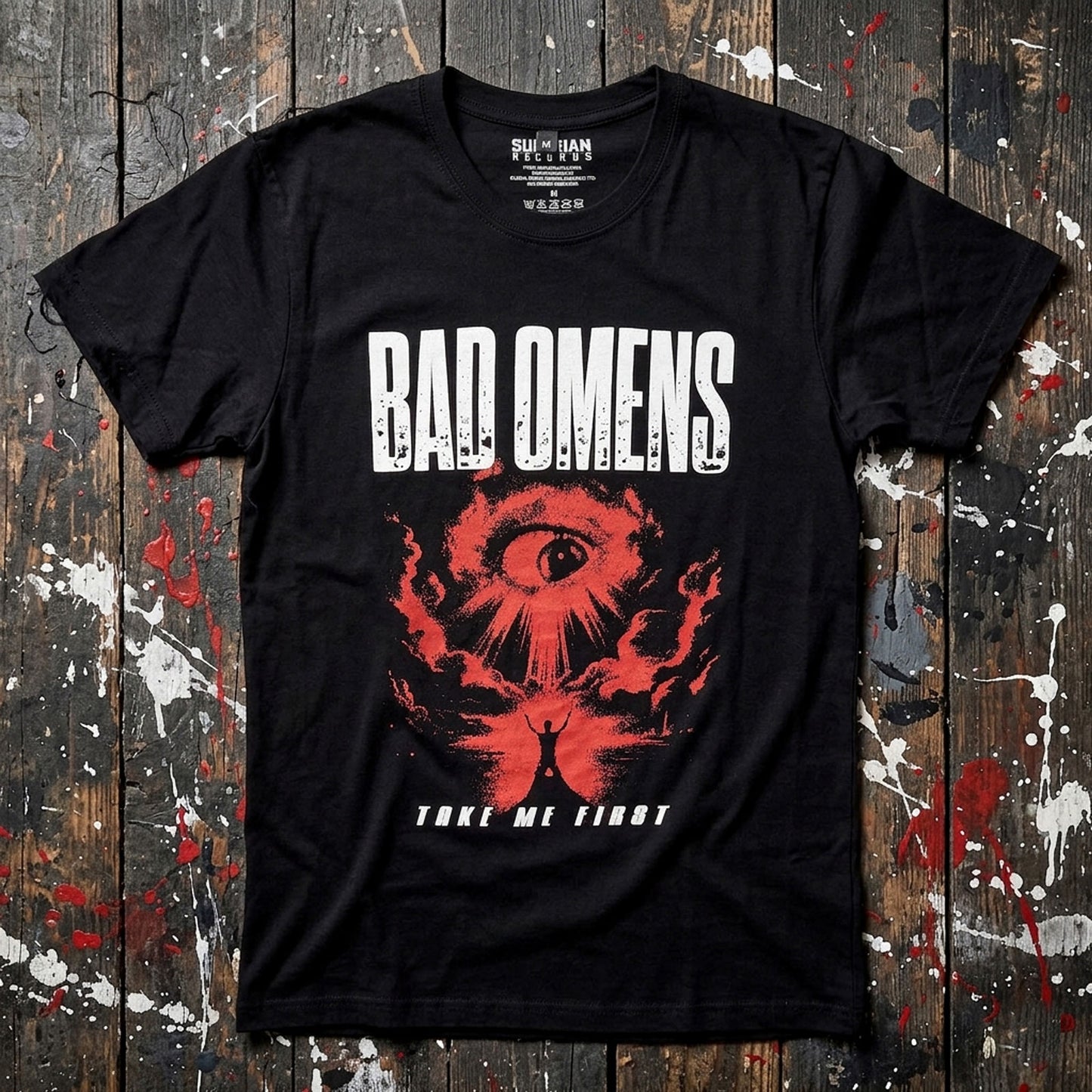 Een foto van een Bad Omens T-Shirt