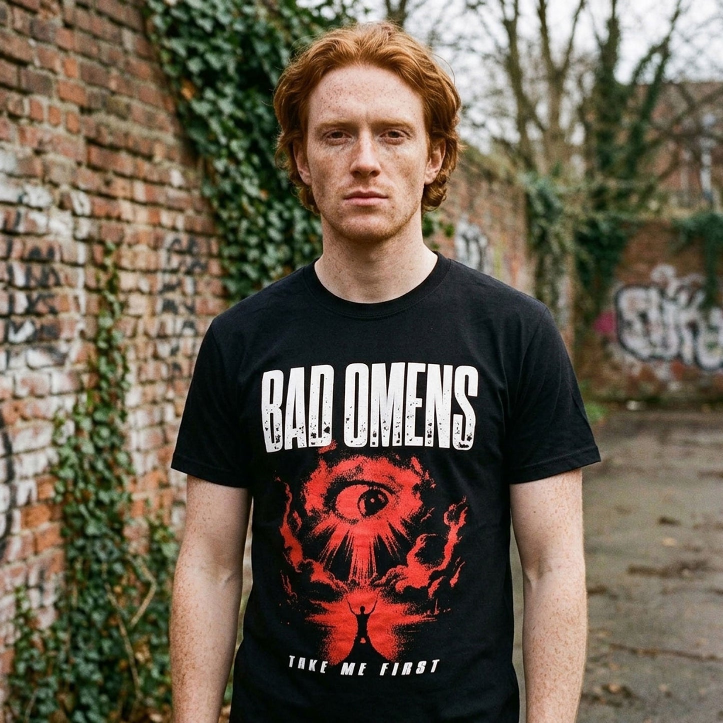 Een foto van een Bad Omens T-Shirt