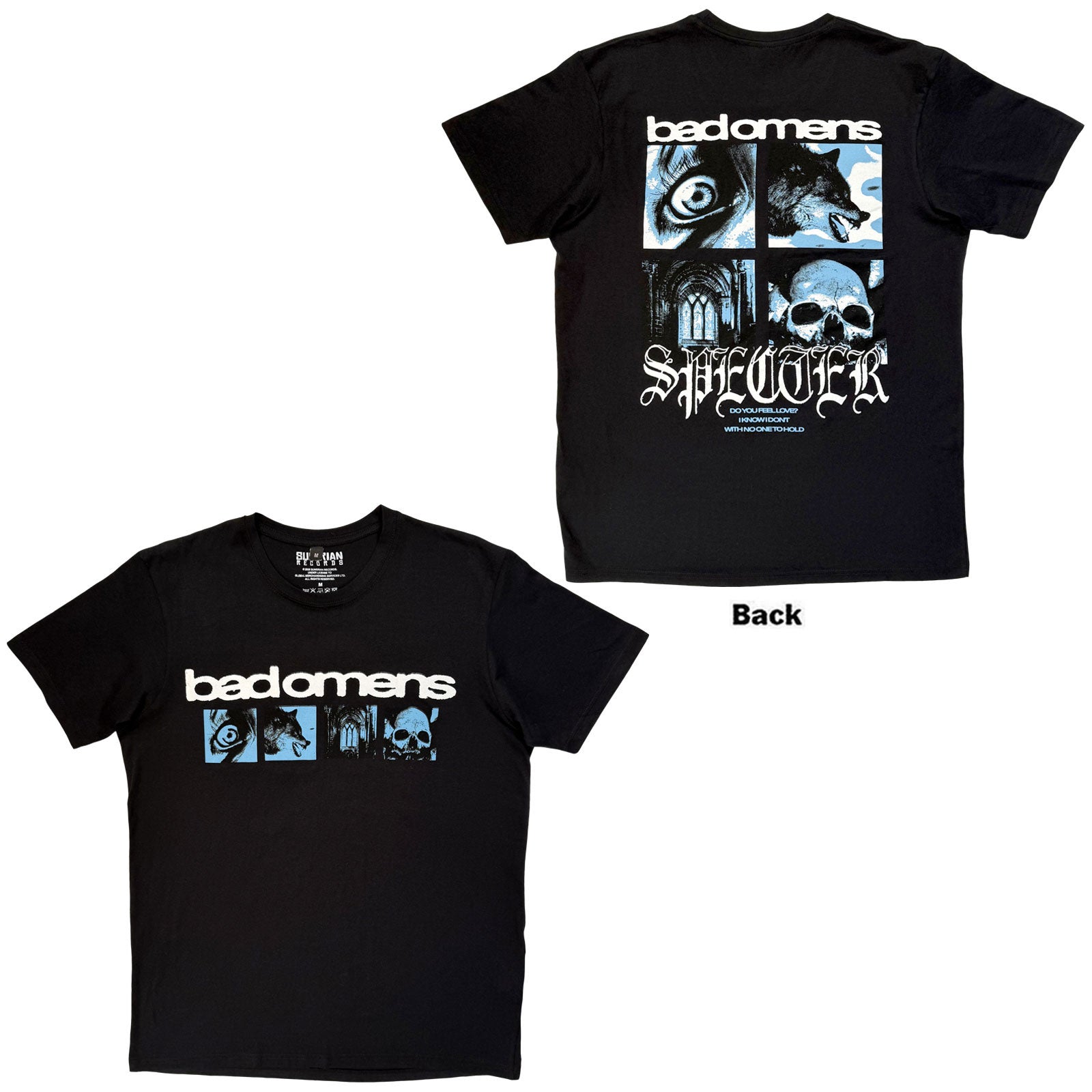Een foto van een Bad Omens T-Shirt