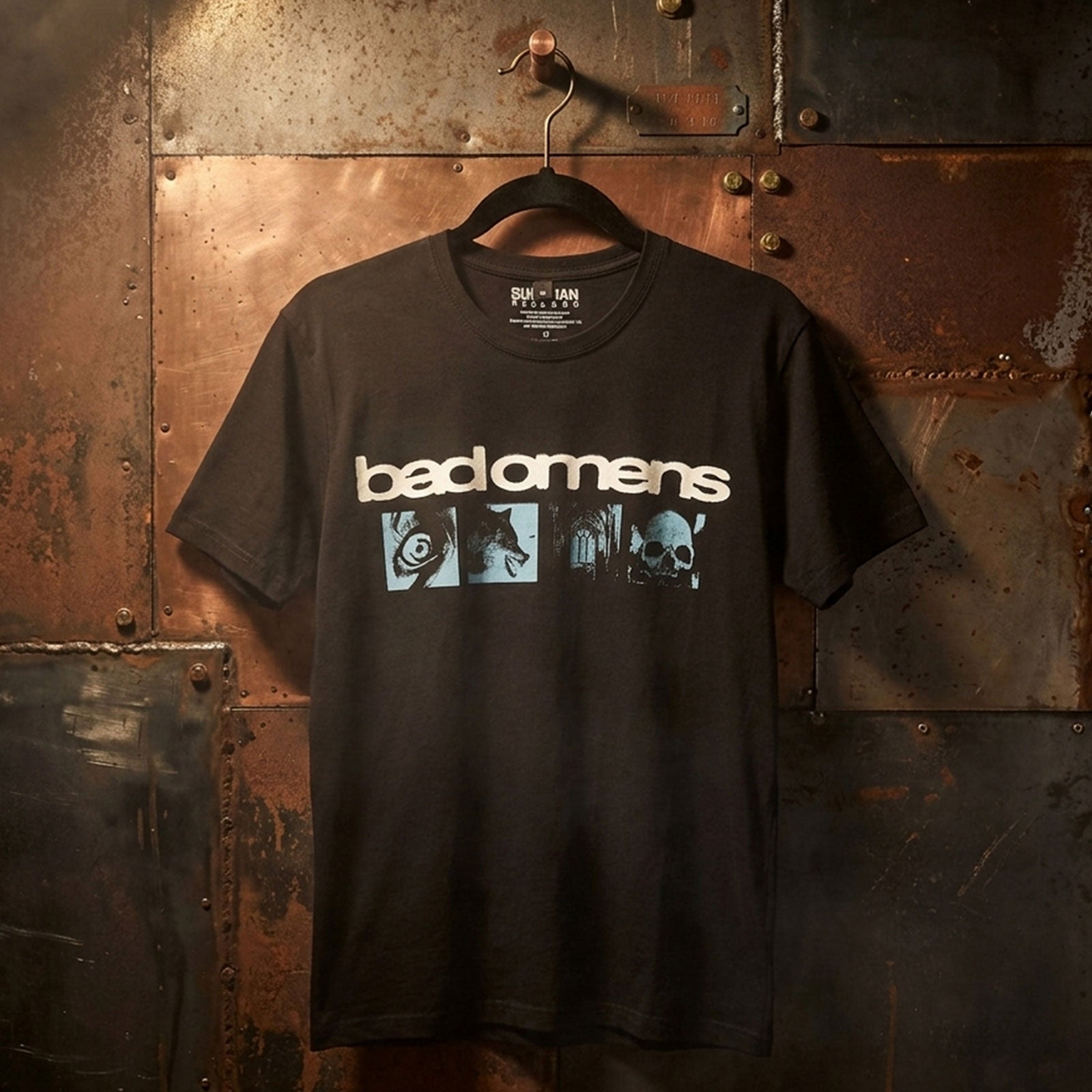 Een foto van een Bad Omens T-Shirt