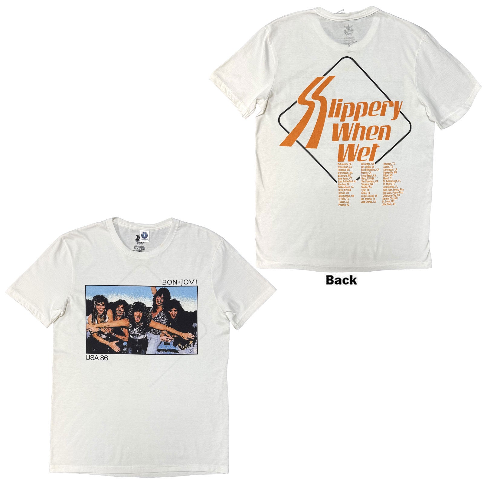 Een foto van een Bon Jovi T-Shirt
