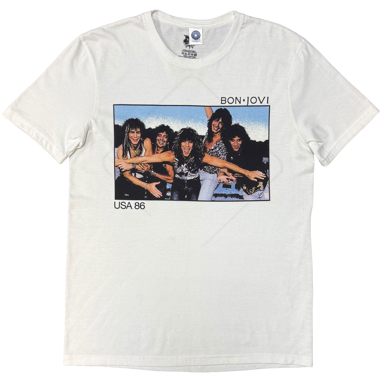 Een foto van een Bon Jovi T-Shirt