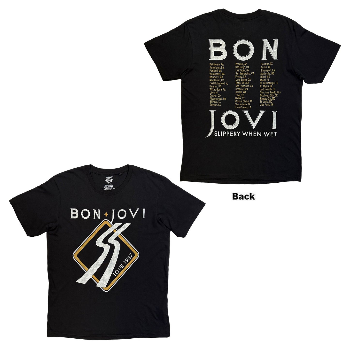 Een foto van een Bon Jovi T-Shirt