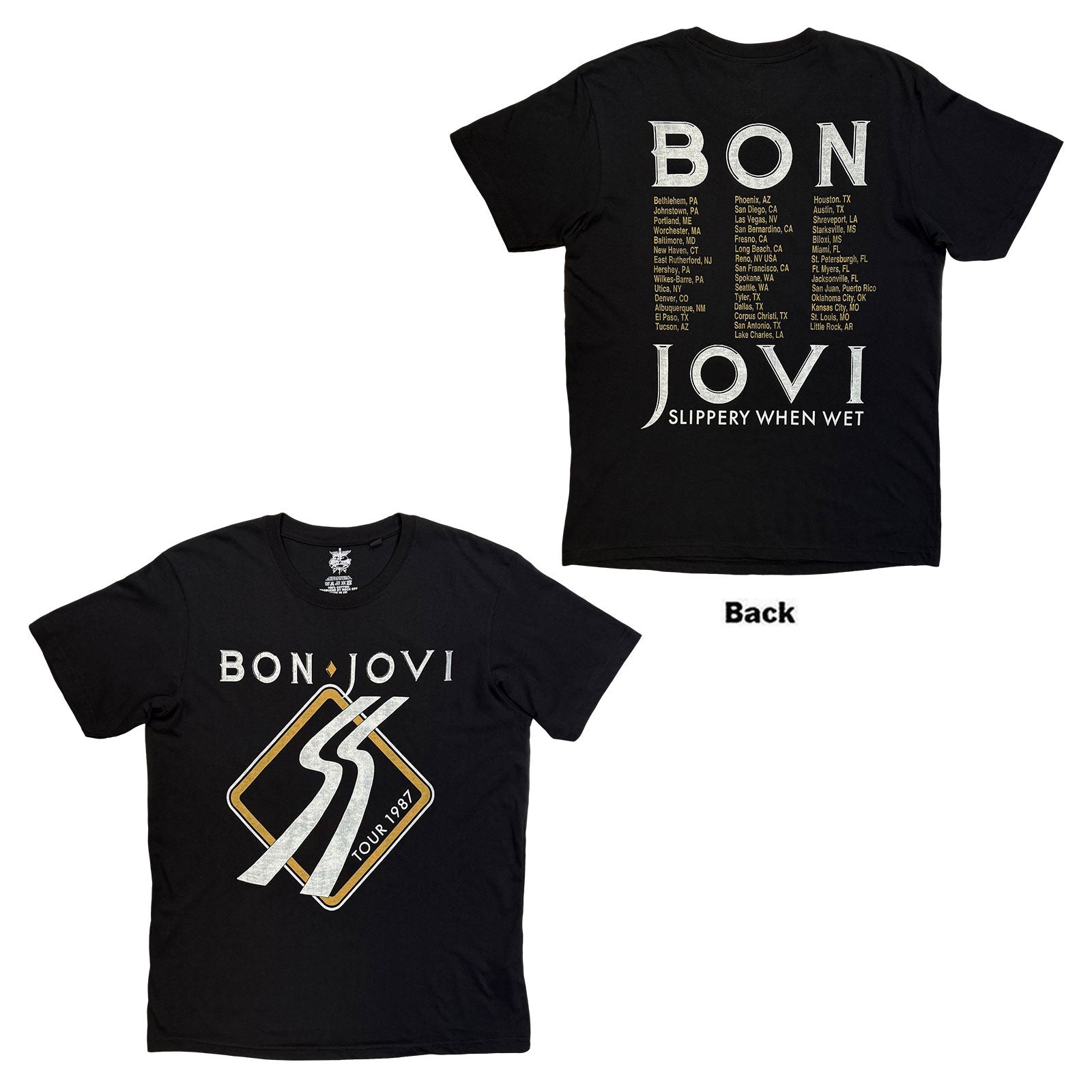 Een foto van een Bon Jovi T-Shirt