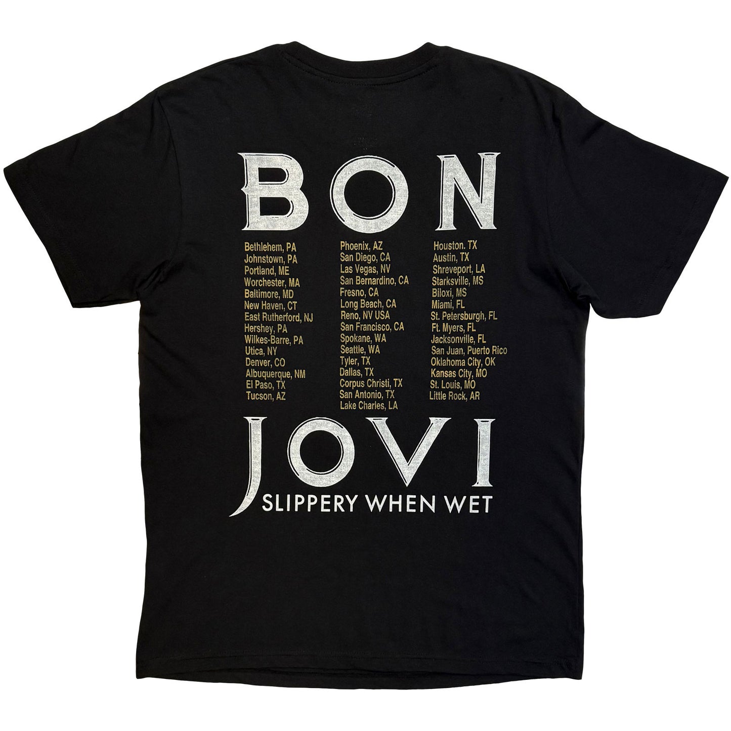 Een foto van een Bon Jovi T-Shirt