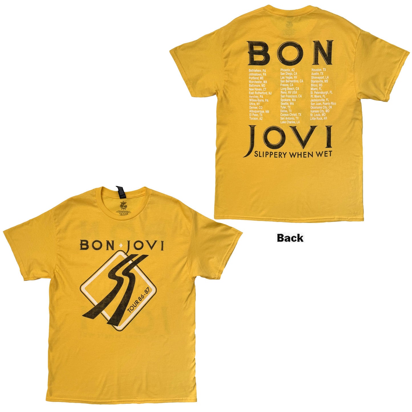 Een foto van een Bon Jovi T-Shirt