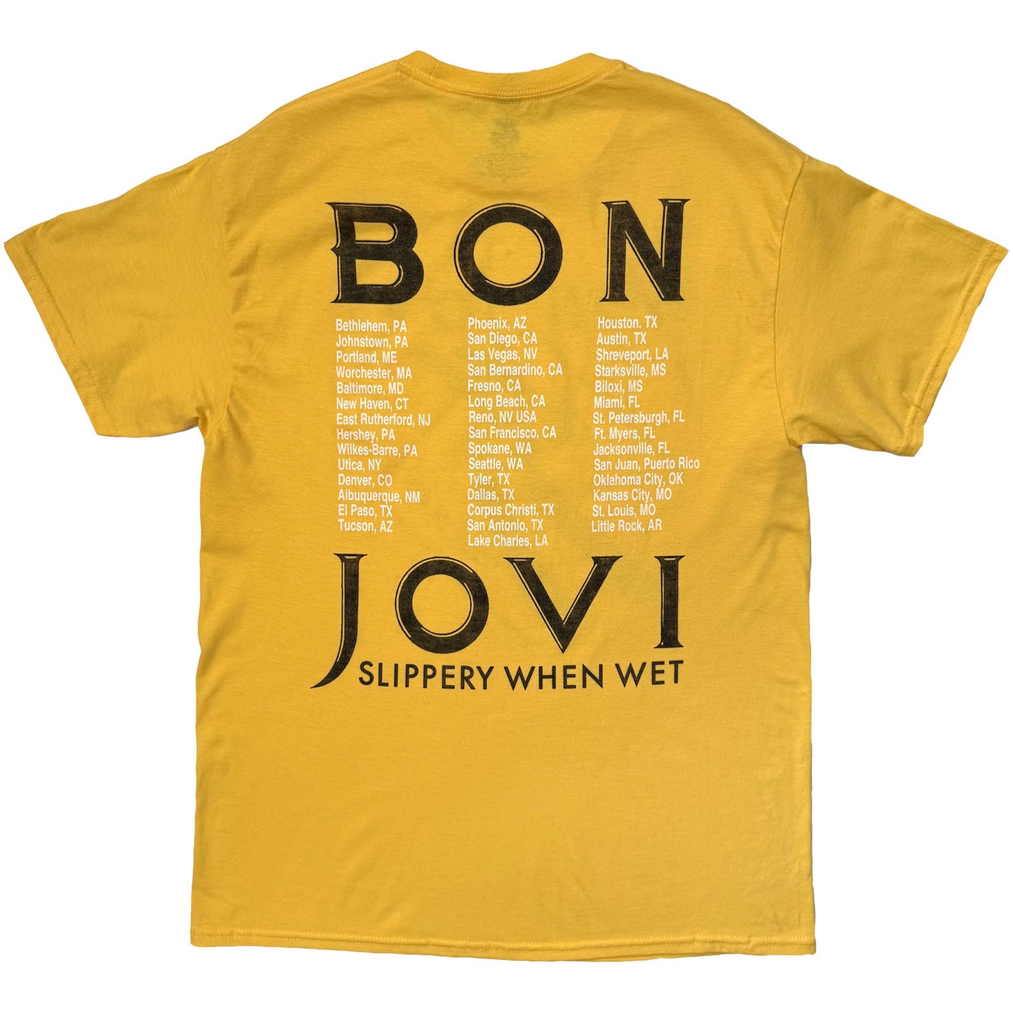 Een foto van een Bon Jovi T-Shirt