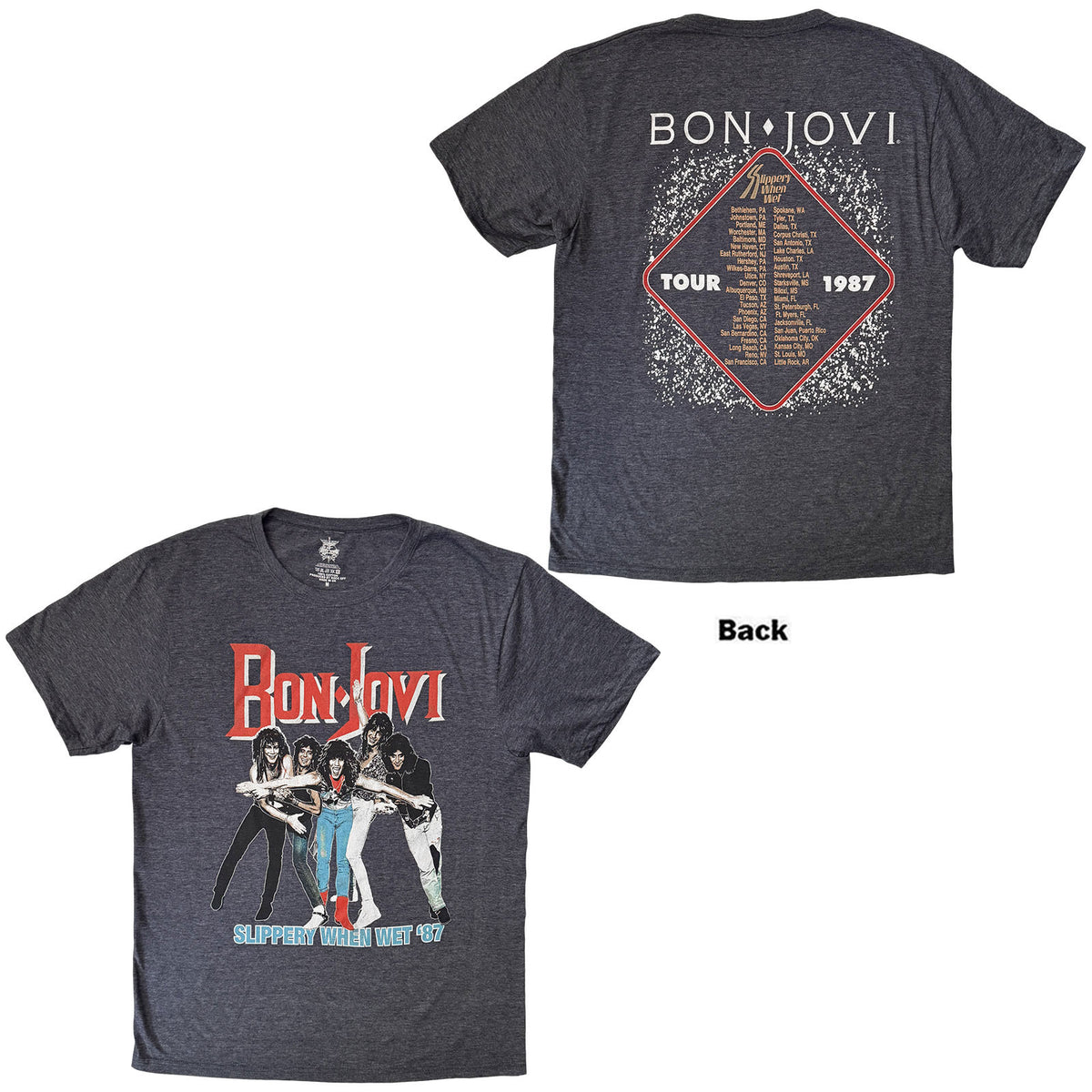 Een foto van een Bon Jovi T-Shirt