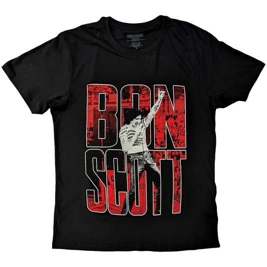 Een foto van een Bon Scott T-Shirt